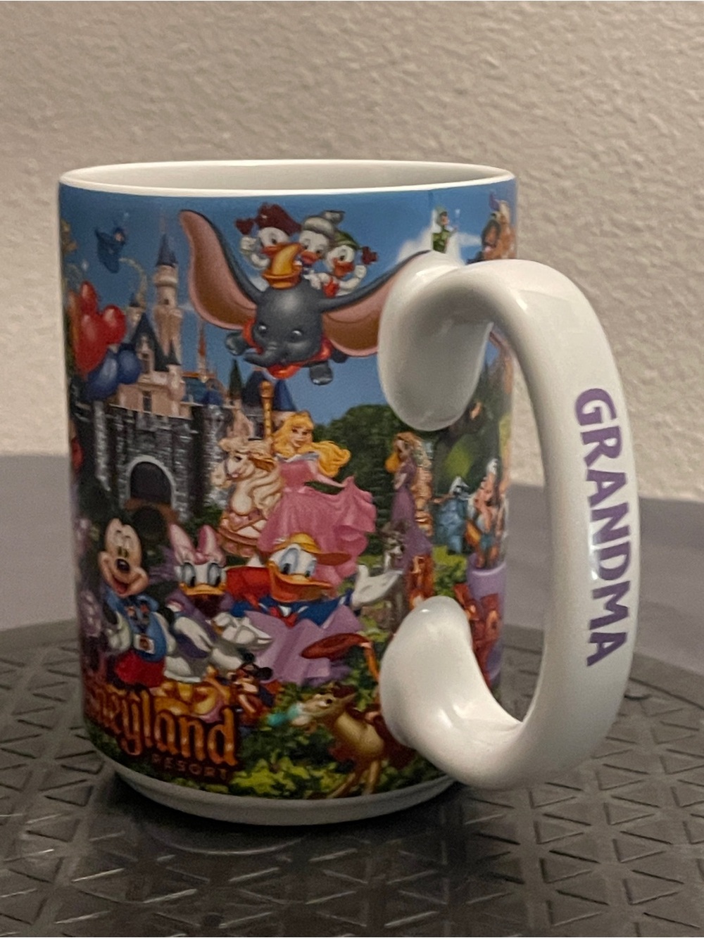 Disney Resort Grandma Ceramic Mug - Character Collage from Japan